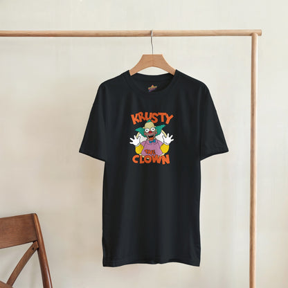 Krusty the Clown Retro Tv Show Unisex Graphic Tee