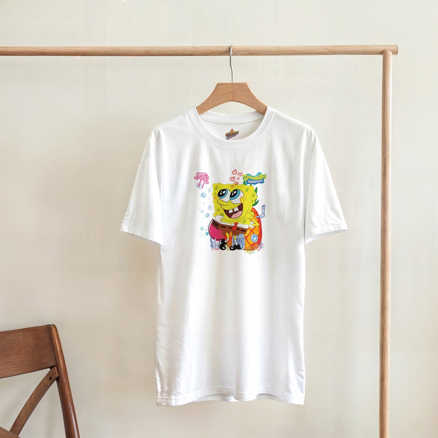 Spongebob Retro Tv Show Unisex Graphic Tee