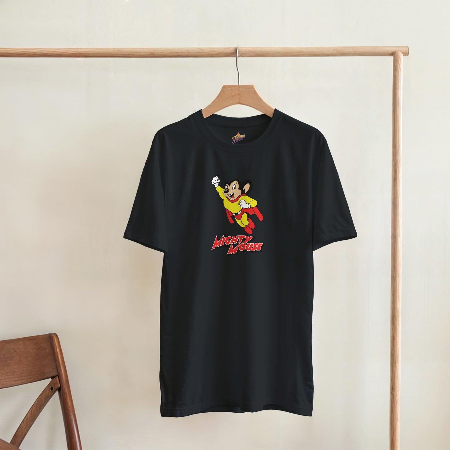 Mighty Mouse Retro Tv Show Unisex Graphic Tee