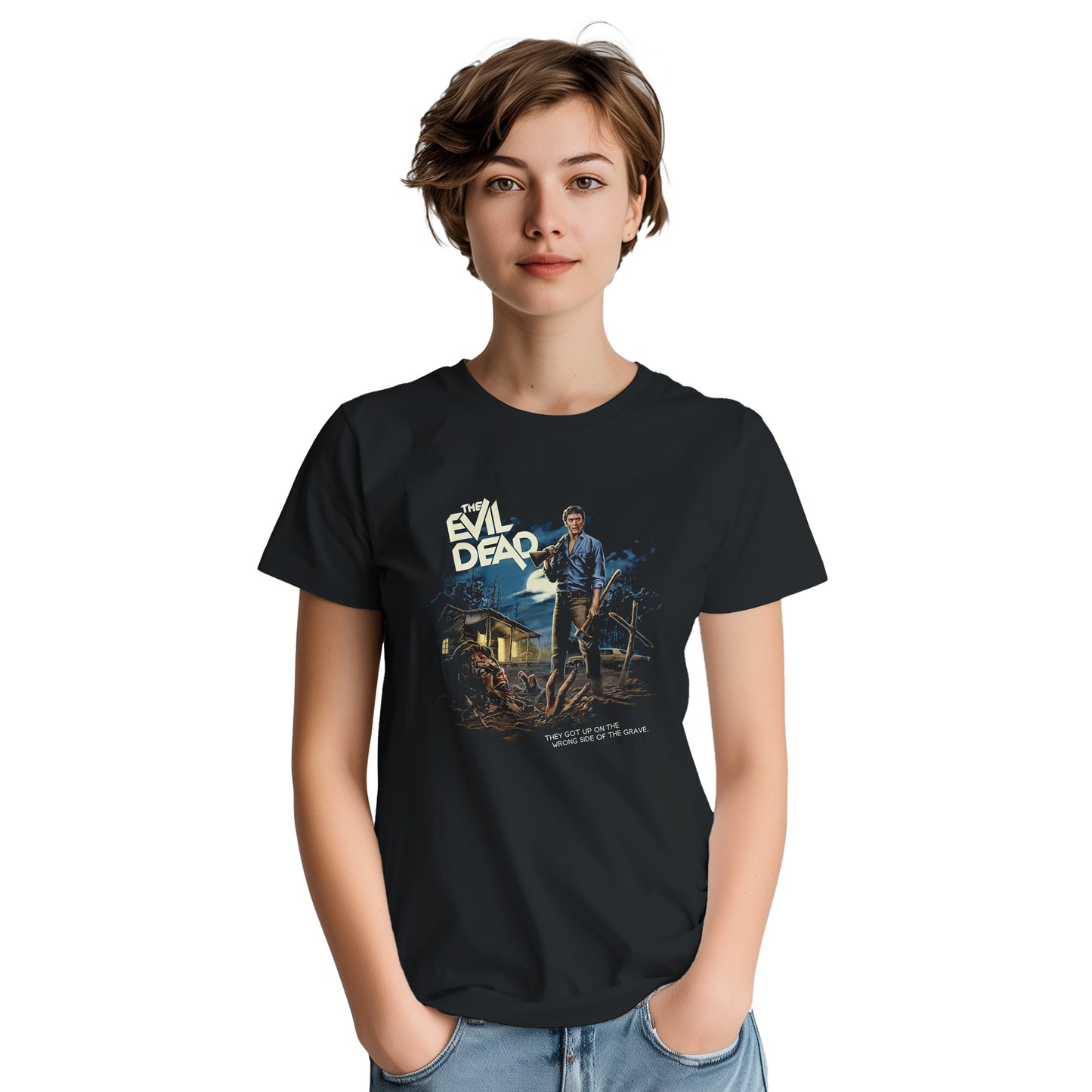 Evil Dead Horror Movie Graphic Tee