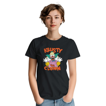 Krusty the Clown Retro Tv Show Unisex Graphic Tee