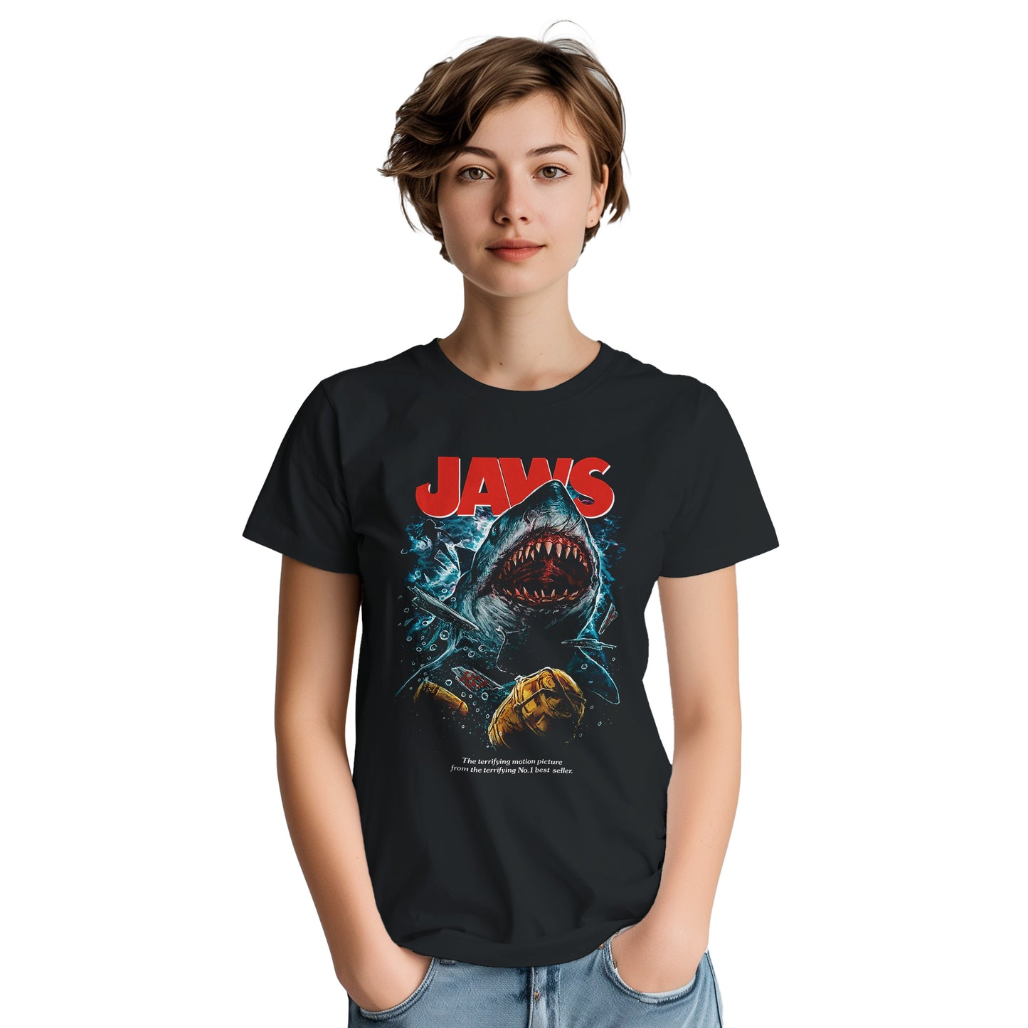 Jaws Movie Graphic Tee
