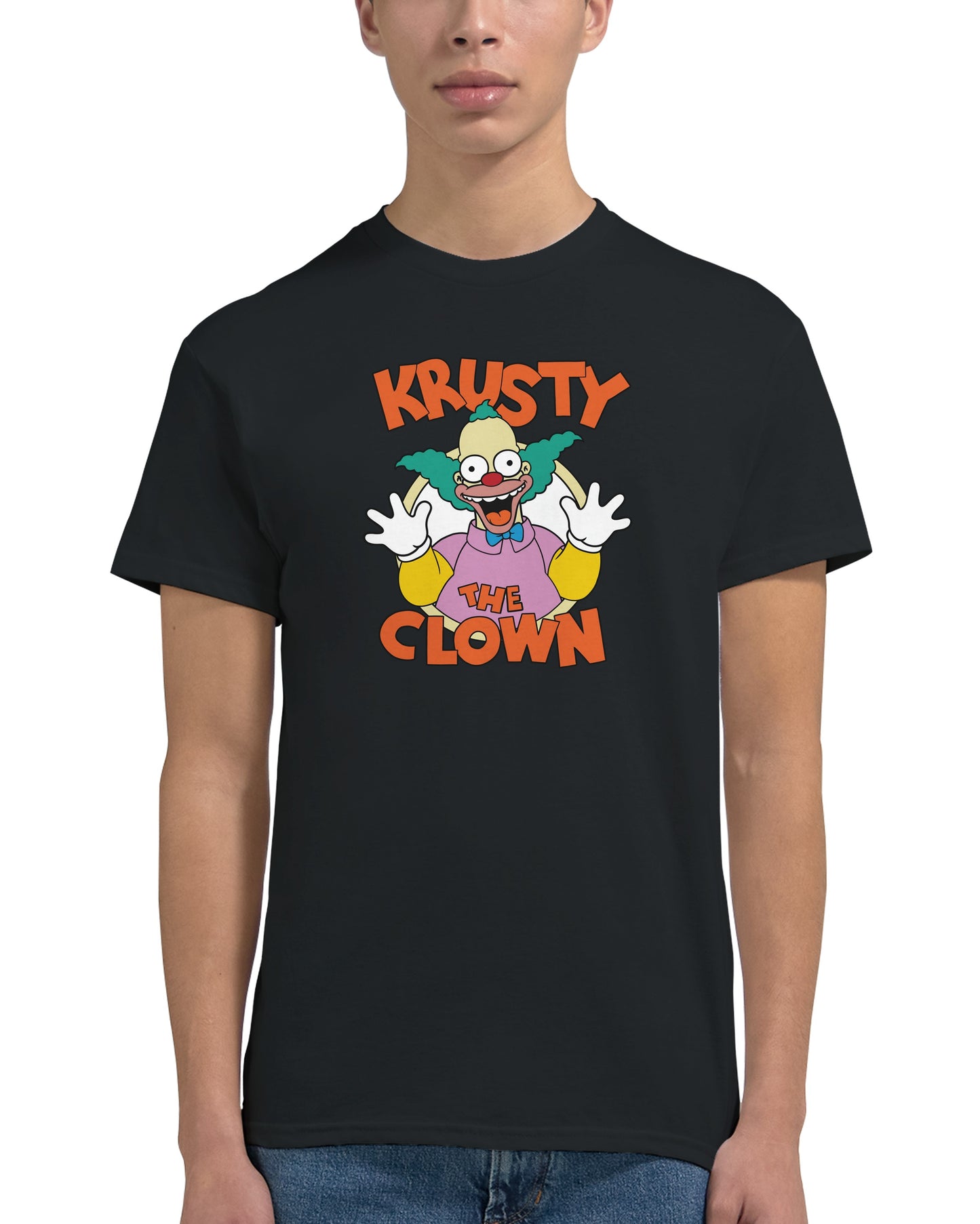 Krusty the Clown Retro Tv Show Unisex Graphic Tee
